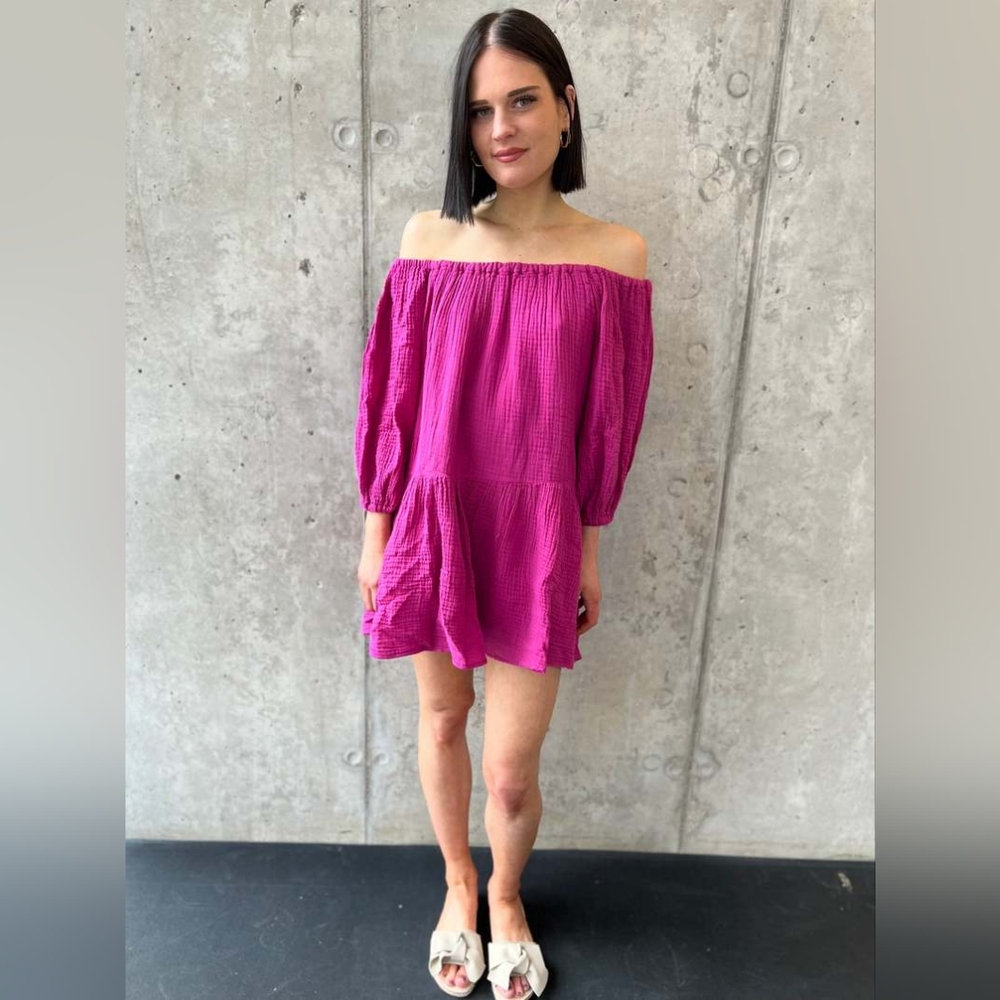 Felicite‎ Gauze Capri Mini Dress in Vanderbilt